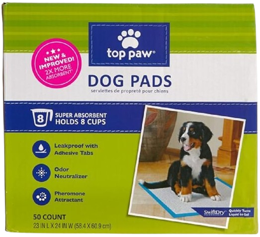 Improved Pads | 2X Absorbent Protection, 50 Count by Top Paw